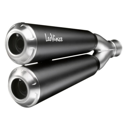 Scarico completo GP Duals Black Header Pipes | LeoVince