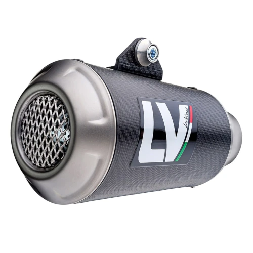 Couple of LV 10 Carbon Fiber slip-ons | LeoVince