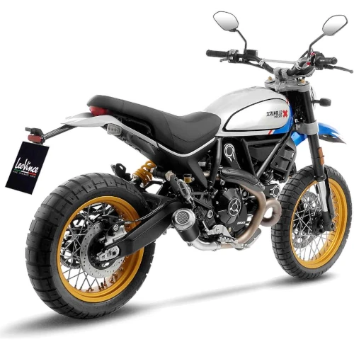 Exhaust system Ducati Scrambler Desert Sled FastHouse 2021 2023 LeoVince