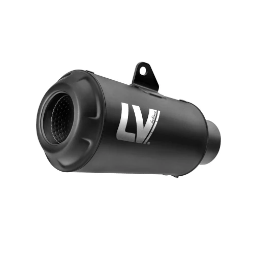 LV-10 Full Black road approved slip-on | LeoVince