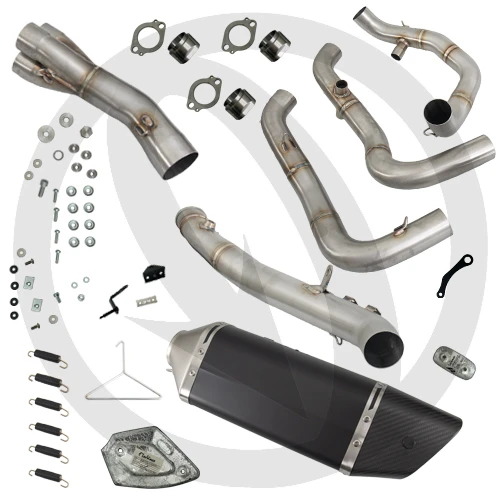 LV-14 R Black Edition racing full exhaust system | LeoVince