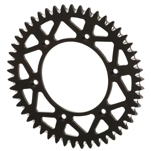 EC black rear sprocket - 47 teeth - pitch 420 | CHT | stock pitch