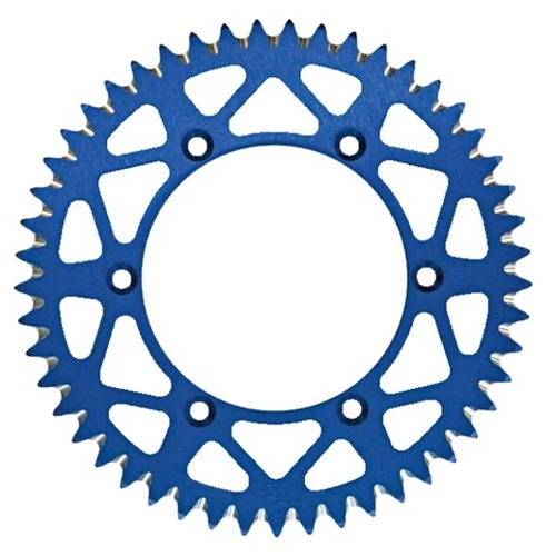 EC blue rear sprocket - 46 teeth - pitch 428 | CHT | stock pitch