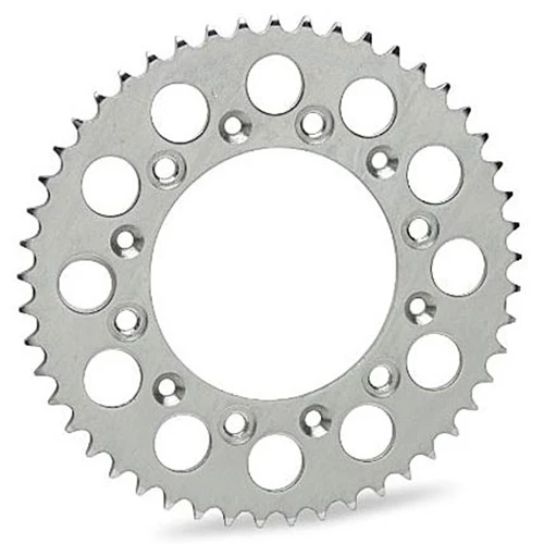 E silver rear sprocket - 50 teeth - pitch 420 | CHT | stock pitch