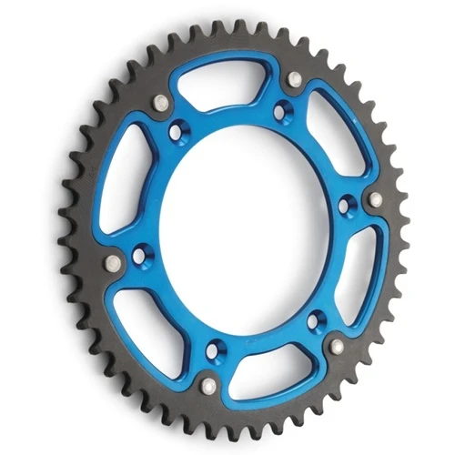 X-Race blue rear sprocket - 46 teeth - pitch 525 | CHT | stock pitch