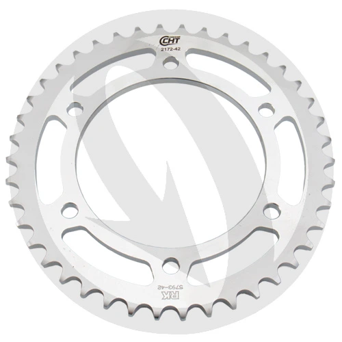 Corona C argento - 46 denti - passo 525 | CHT | passo di serie
