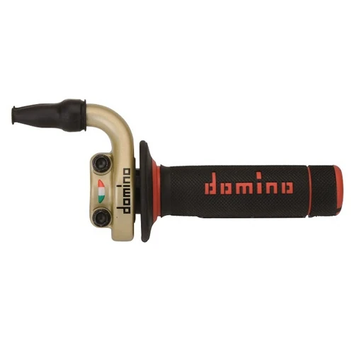 KRE03 gold turn throttle with grips | Domino