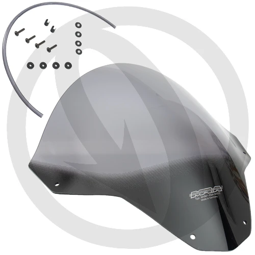 R racing smoke gray windshield | MRA