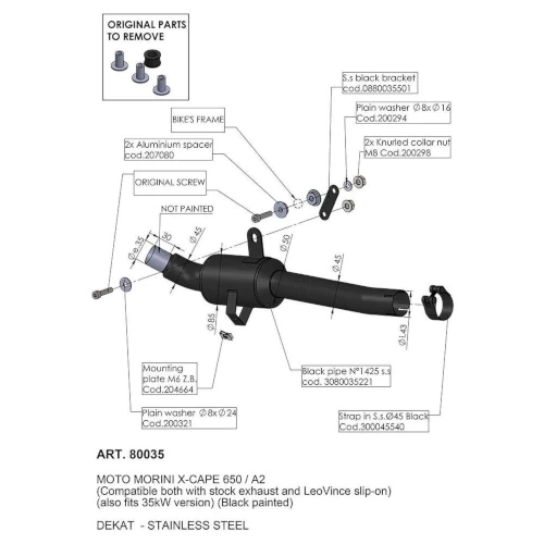 Cat eliminator link pipe | LeoVince