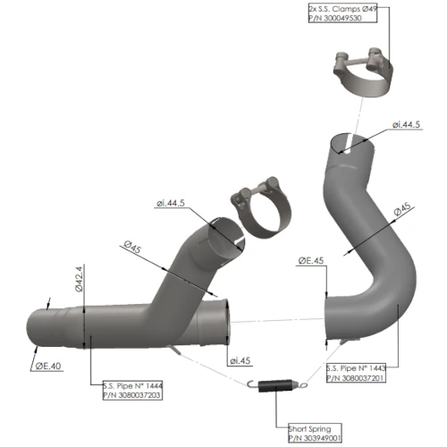 Cat eliminator link pipe | LeoVince