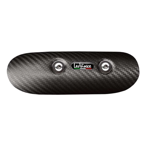 Heat shield made of matte carbon fiber | LeoVince
