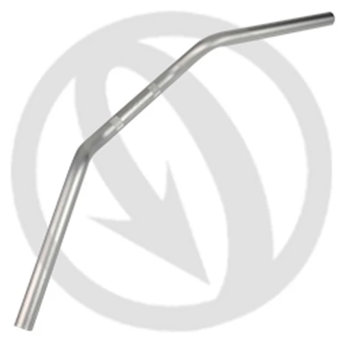 Medium bend silver handlebar | Tommaselli
