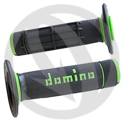 Couple of A020 black green grips | Domino