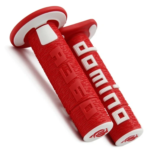 Coppia manopole A360 rosso bianco | Domino