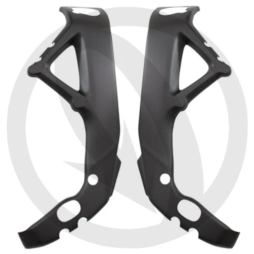 Couple of frame guards | matte twill carbon