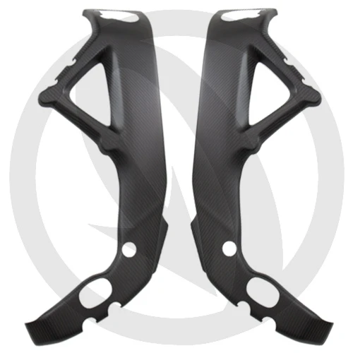 Couple of frame guards Aprilia | matte carbon | RED Racing Parts