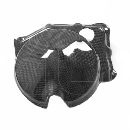 Clutch cover guard | glossy twill carbon