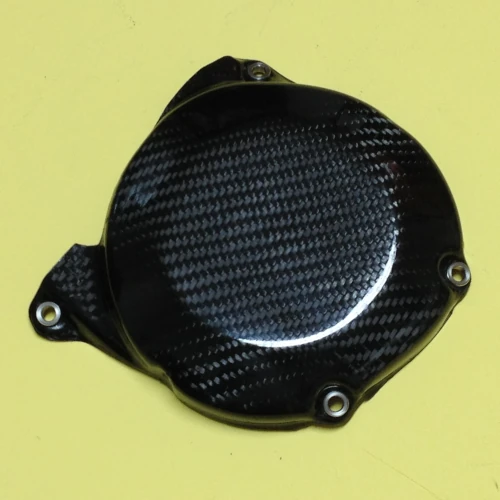 Alternator cover guard | glossy twill carbon