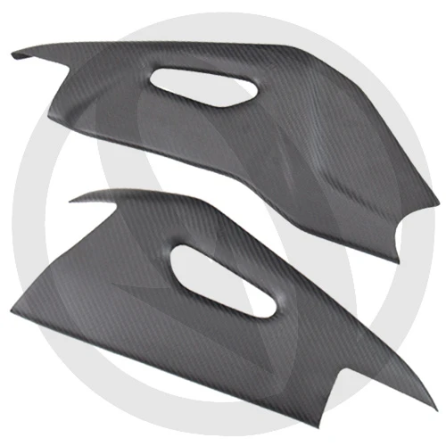 Couple of swingarm guards | matte twill carbon