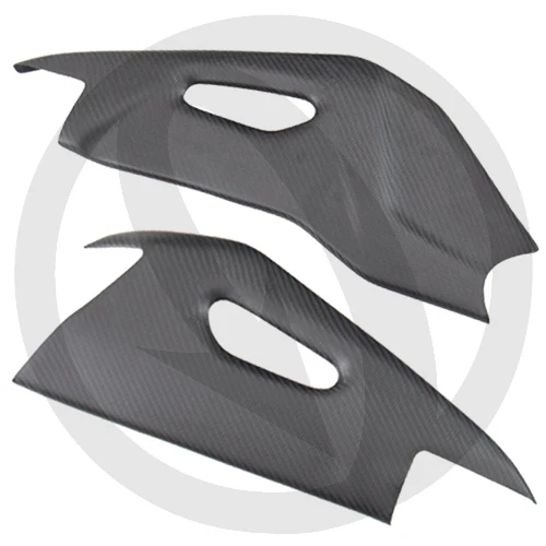 Couple of swingarm guards Aprilia | matte carbon | RED Racing Parts