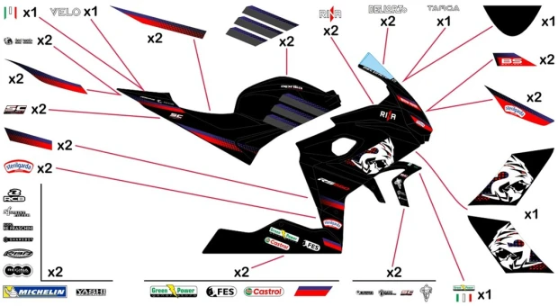 Stickers Aprilia Racing MotoGP 2026 | race