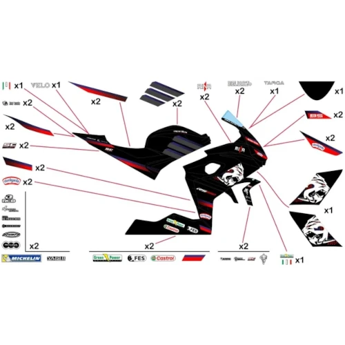 Stickers Aprilia Racing MotoGP 2026