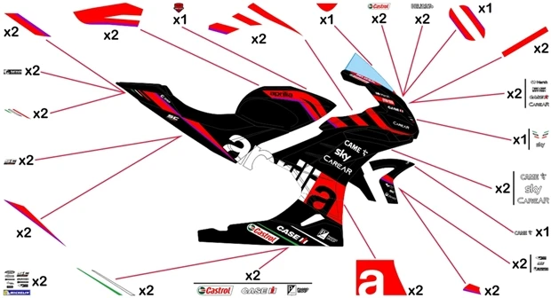 Kit adesivi Aprilia Racing MotoGP 2023 | corsa