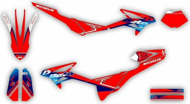 Kit adesivi Beta RR125 11