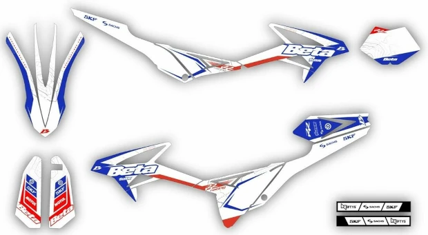 Kit adesivi Beta RR125 1