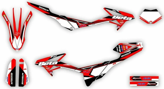 Kit adesivi Beta RR125 6