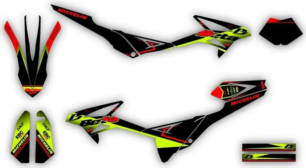 Kit adesivi Beta RR125 8