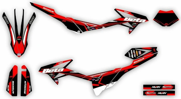 Kit adesivi Beta RR125 9