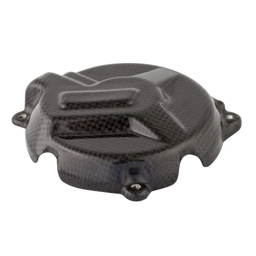 Alternator cover guard | glossy plain carbon