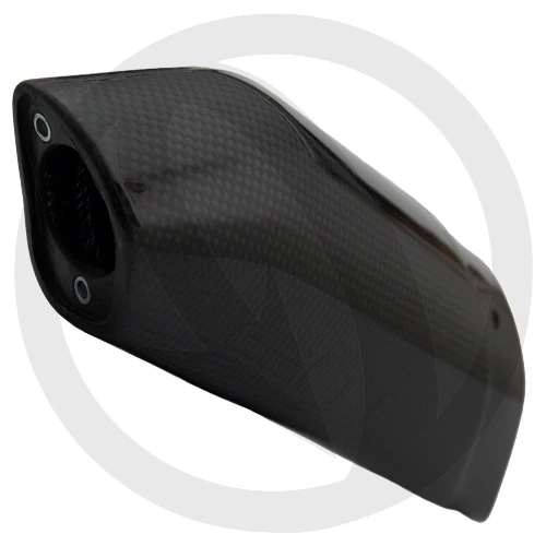 Exhaust end cap | glossy carbon