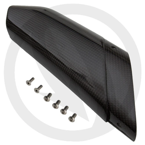 Exhaust end cap | glossy carbon