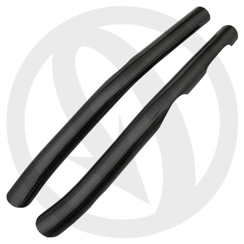 2M Gas Gas frame guards (glossy carbon)