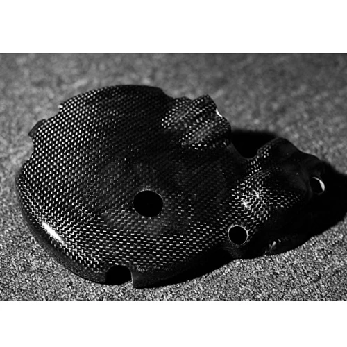 Clutch cover guard | glossy carbon
