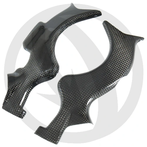 Glossy carbon frame guards Beta | RED Racing Parts