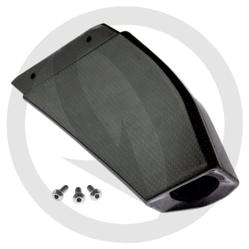 Exhaust end cap | glossy carbon