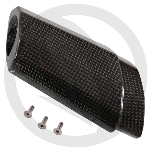 Exhaust end cap | glossy carbon