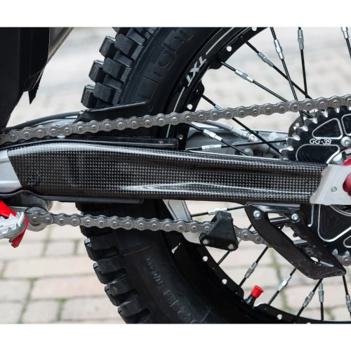 Couple of swingarm guards | glossy carbon