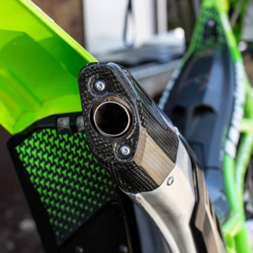 Exhaust end cap | glossy carbon