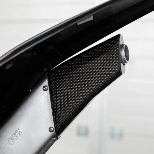 Exhaust end cap | glossy carbon