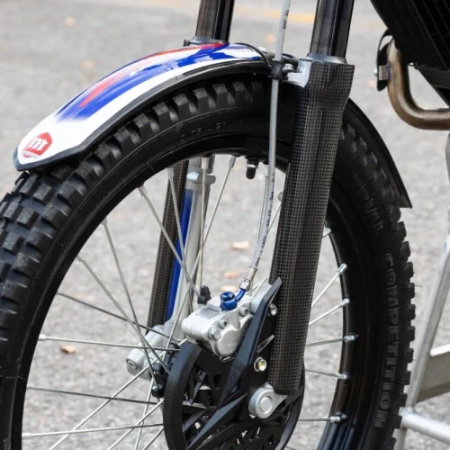 Couple of Evo fork guards | glossy carbon