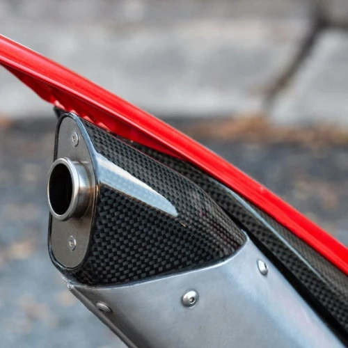 Exhaust end cap | glossy carbon