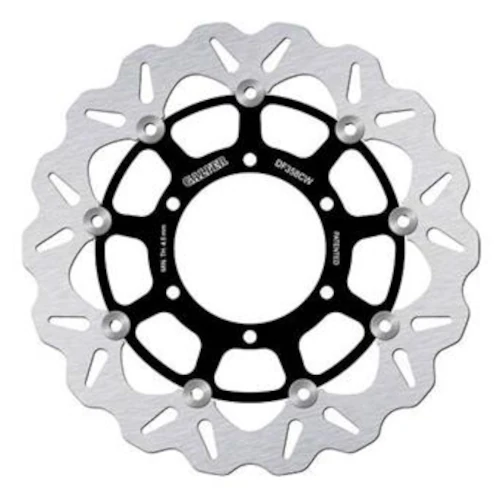 Wave CW floating matte black brake disc | Galfer | front