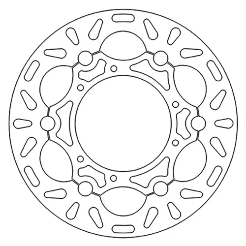 Floating brake disc AF | Newfren (front)