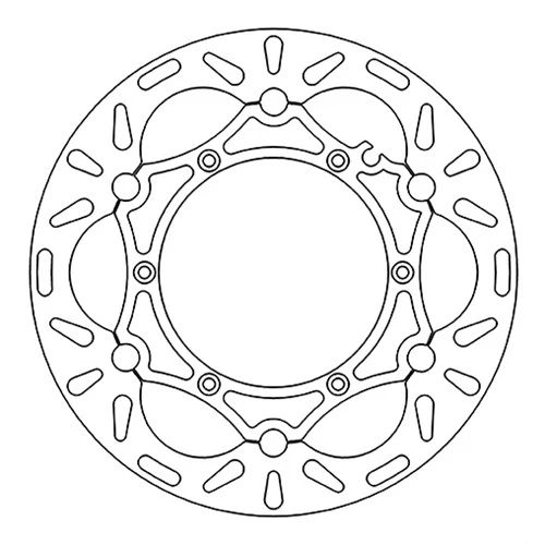 Floating brake disc AF | Newfren | front oversized