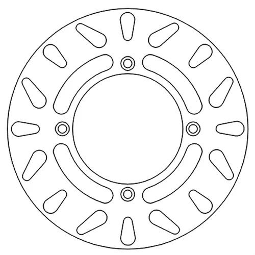 Fixed brake disc | Newfren (rear)