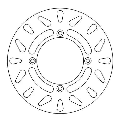 Fixed brake disc | Newfren (rear)
